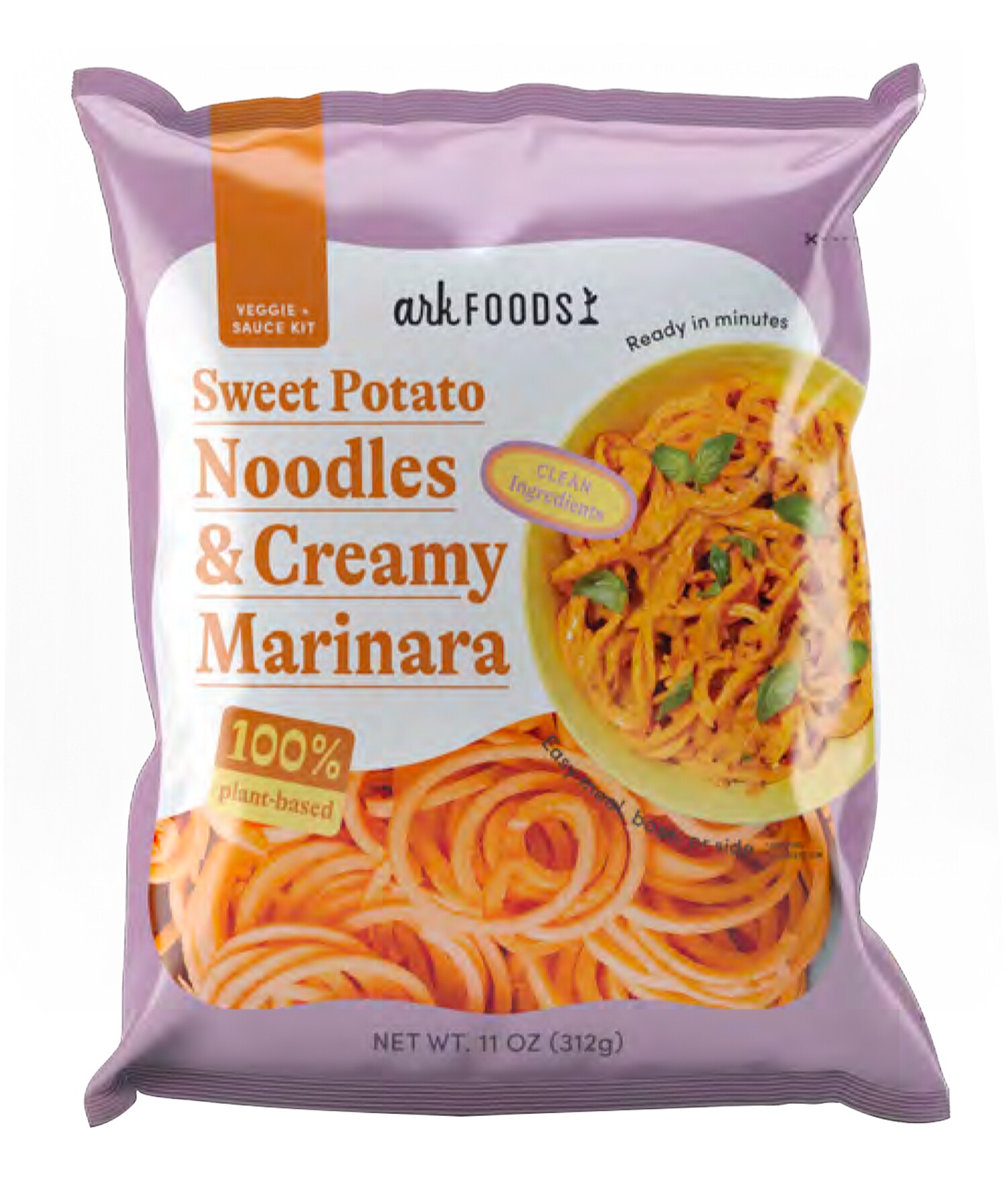Ark Foods Fresh Veggie Kit, Sweet Potato Noodles & Creamy Marinara
