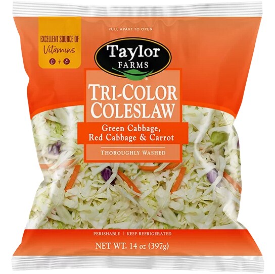 Taylor Farms Tri-Color Coleslaw 