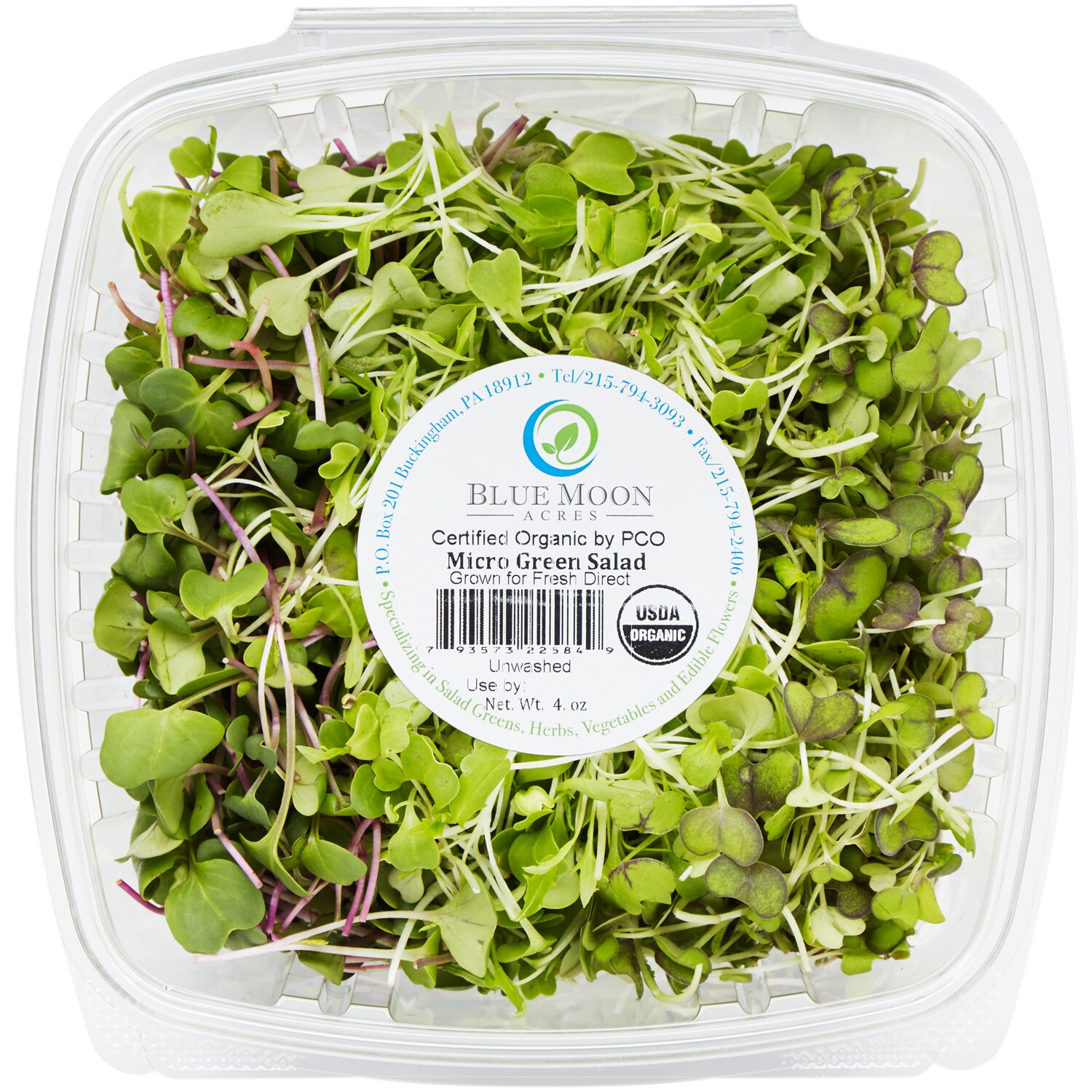 Blue Moon Acres Organic Micro Greens Salad Mix