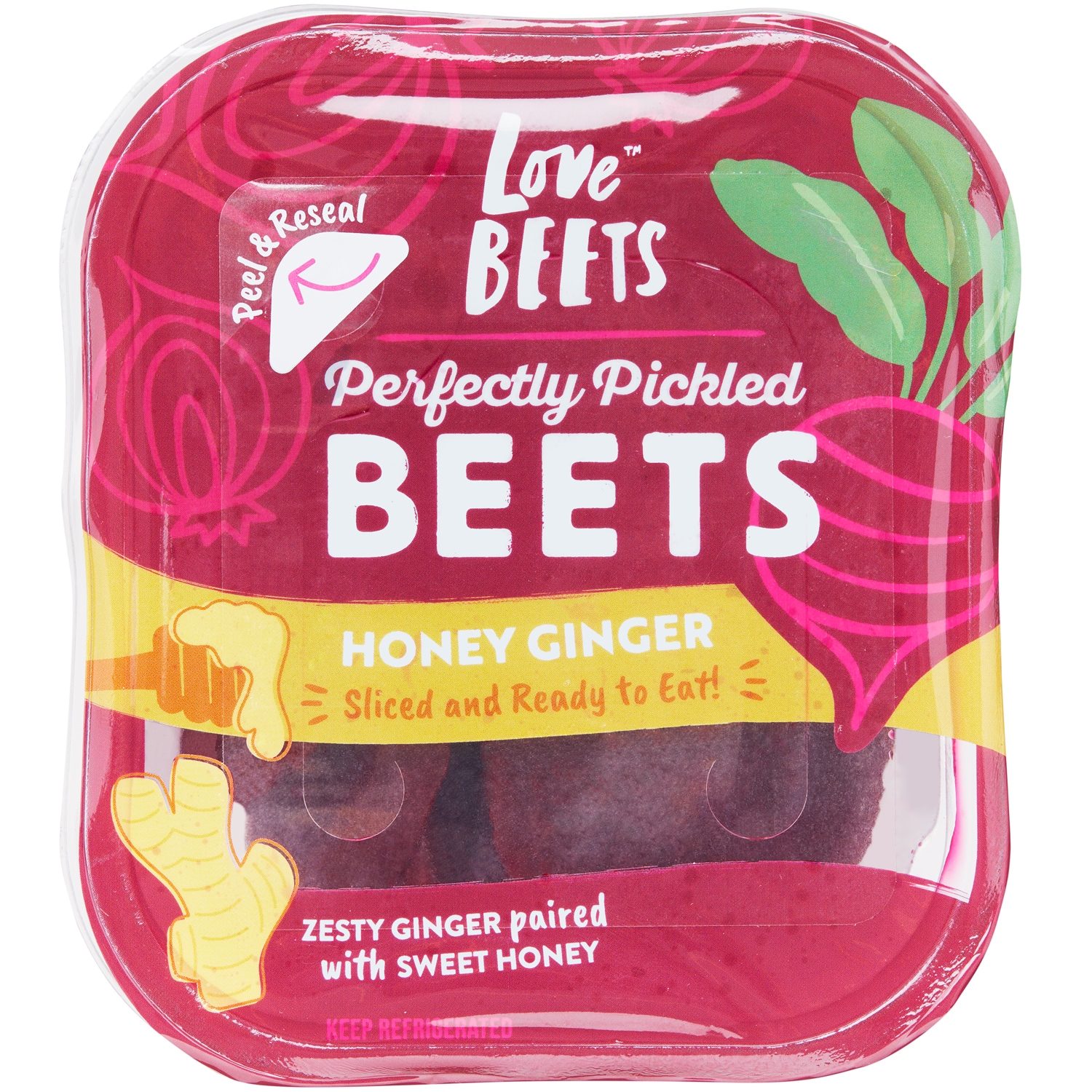 Love Beets Perfectly Pickled Beets, Honey Ginger 