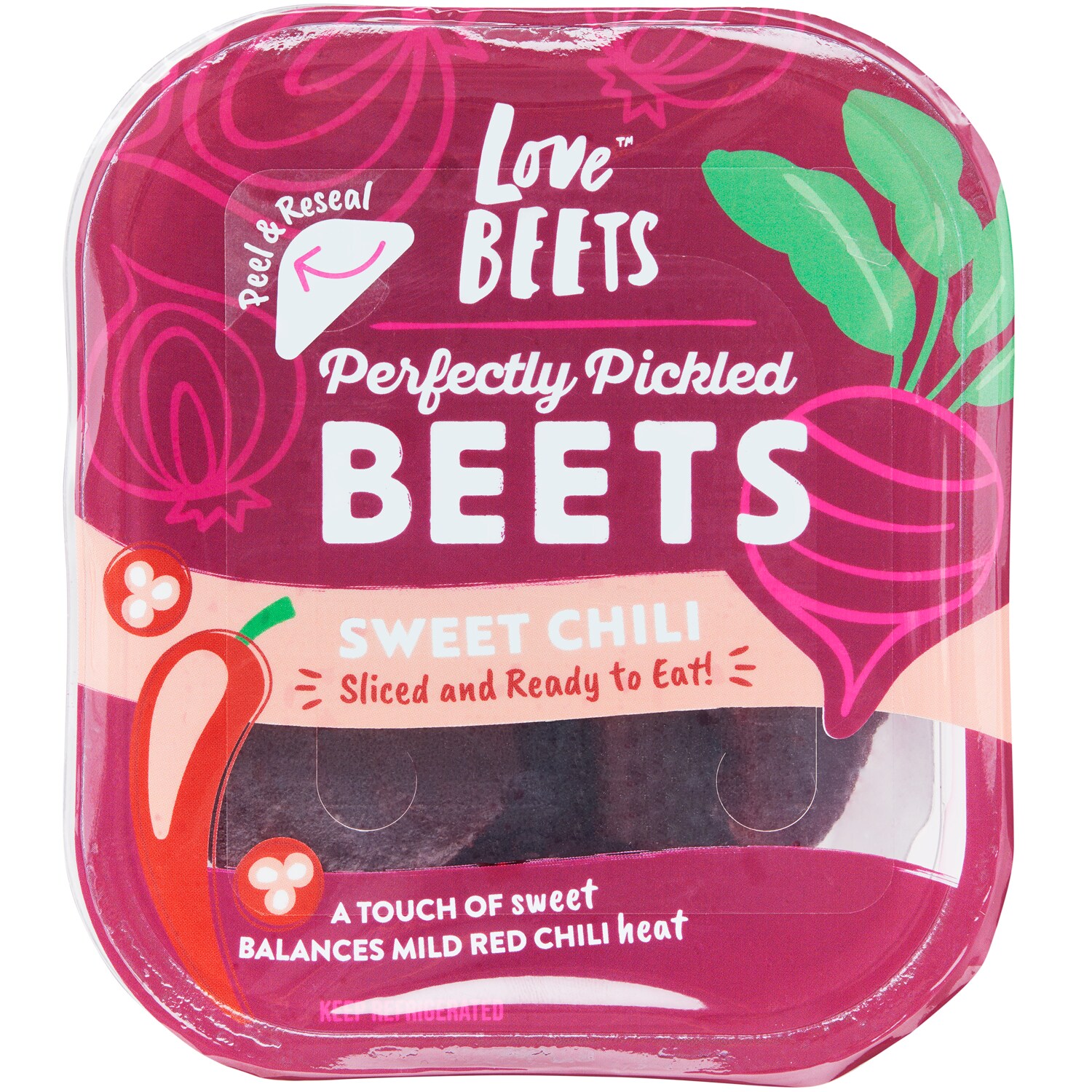 Love Beets Perfectly Pickled Beets, Sweet Chili 