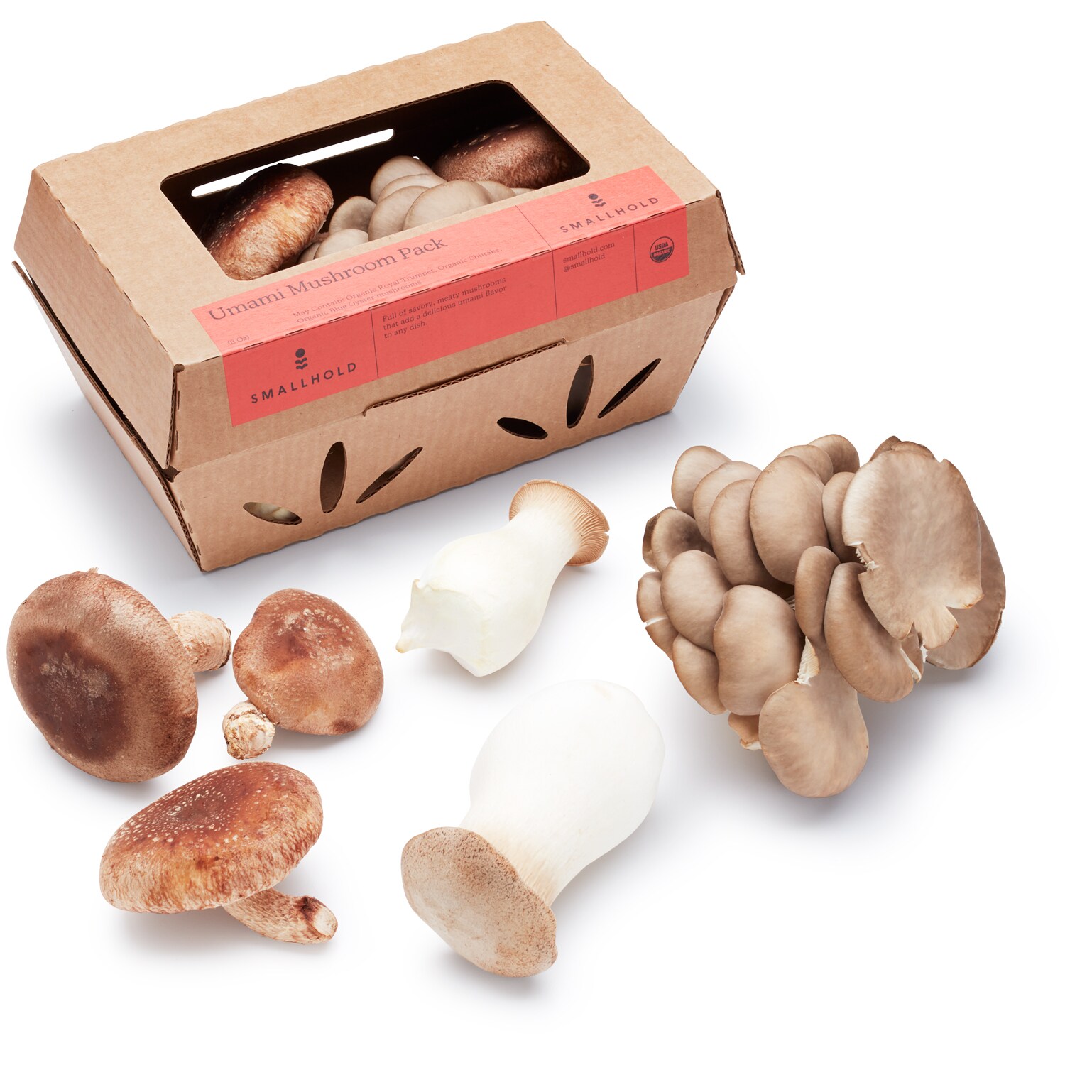 Smallhold Organic Umami Mushroom Pack