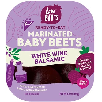 Love Beets Marinated Baby Beets, White Wine Balsamic