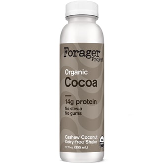Forager Organic Dairy-Free Protein Plant Shake, Nuts & Cocoa, Plastic Bottle