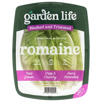Garden Life Triple Washed Romaine Crunchy Lettuce