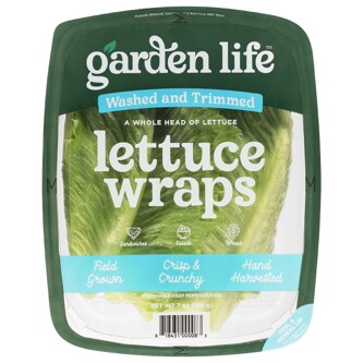 Garden Life Triple Washed Lettuce Wraps