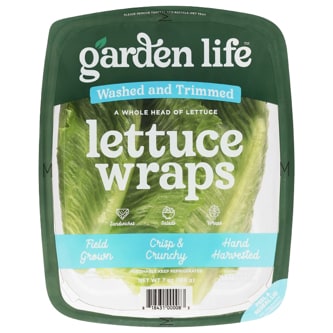 Garden Life Triple Washed Lettuce Wraps