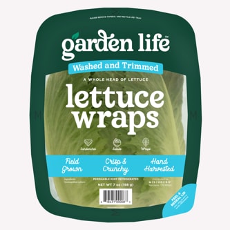 Garden Life Triple Washed Lettuce Wraps