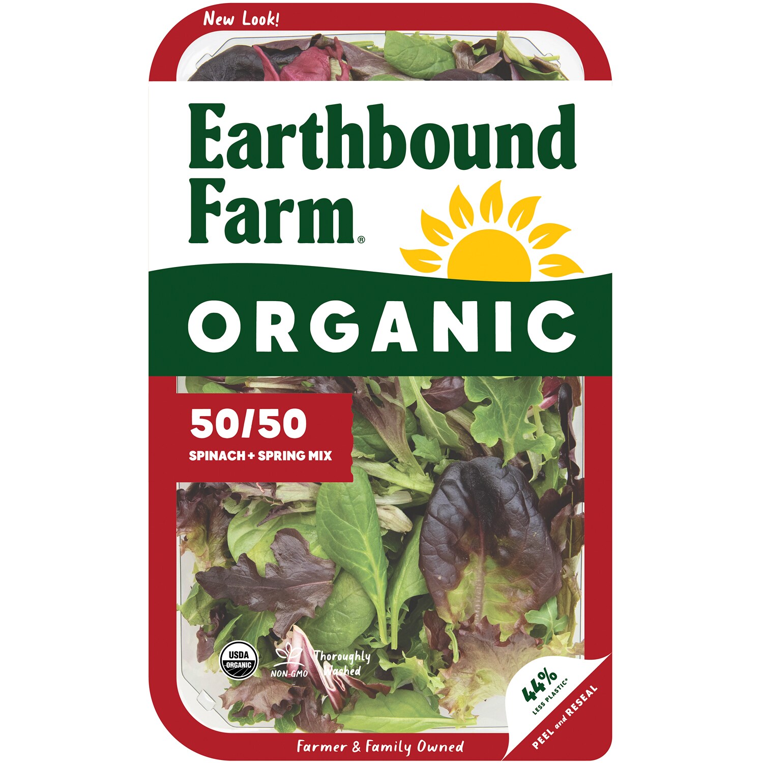 Earthbound Farm Organic 50/50 Spinach + Spring Mix