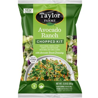 Taylor Farms Chopped Salad Kit, Avocado Ranch 