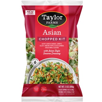 Taylor Farms Chopped Salad Kit, Asian