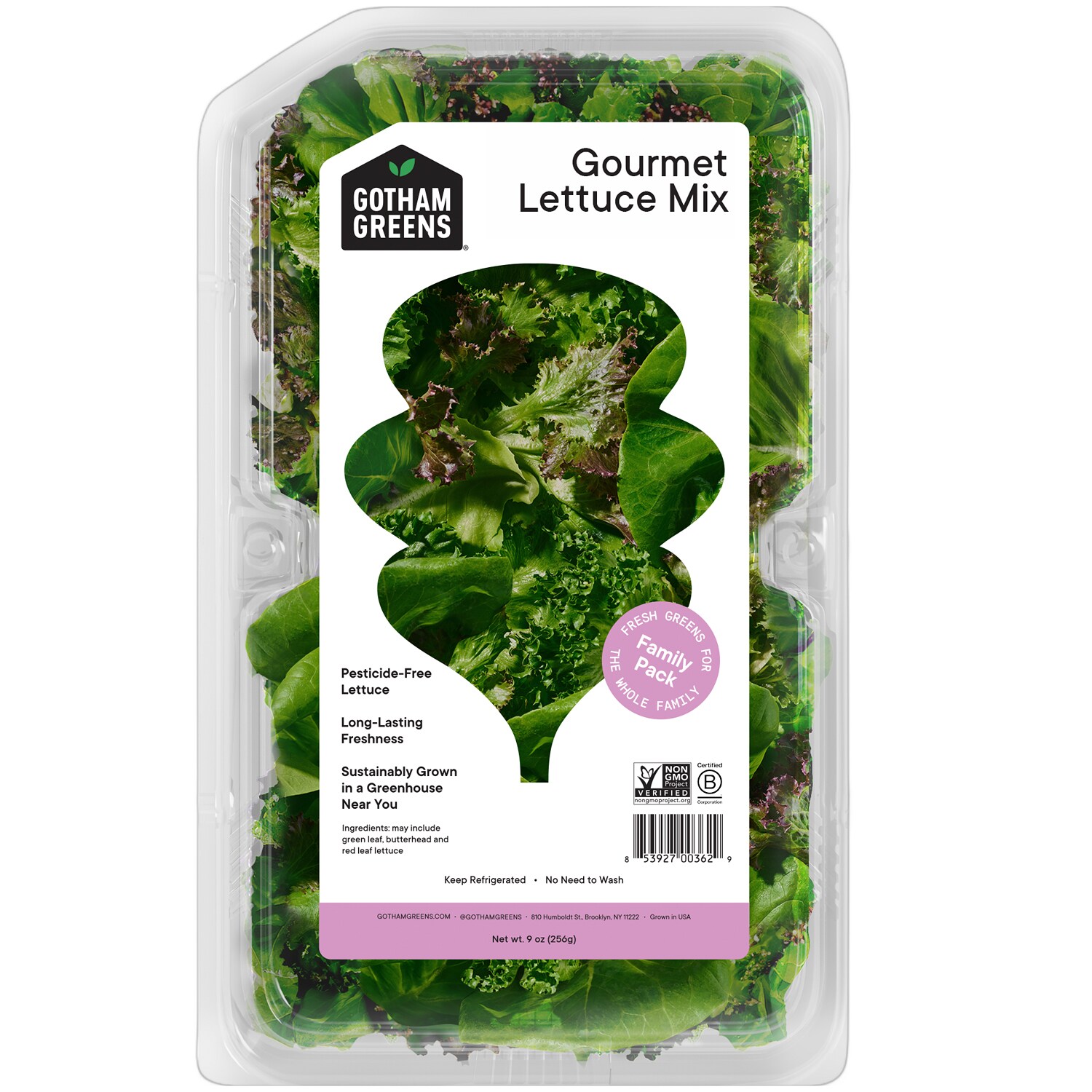 Gotham Greens Gourmet Lettuce Mix, Family Pack