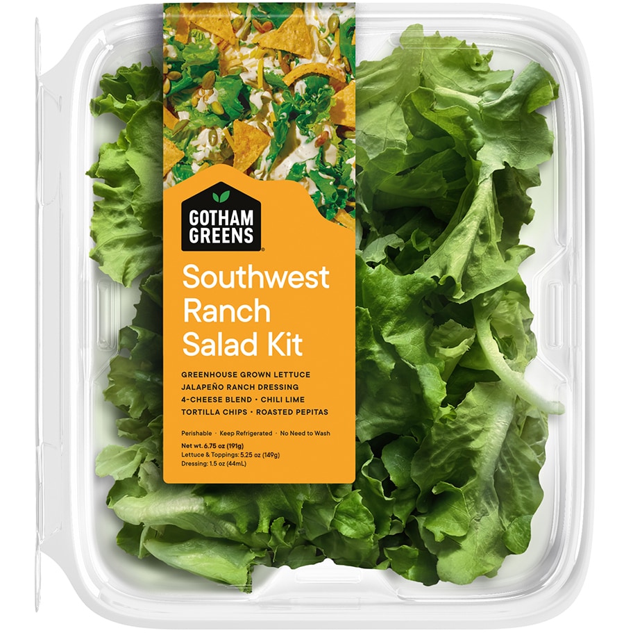 Gotham Greens Local Southwest Ranch Salad Kit