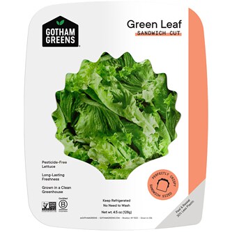 Gotham Greens Local Green Leaf Sandwich Cut