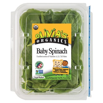Olivia's Organic Baby Spinach
