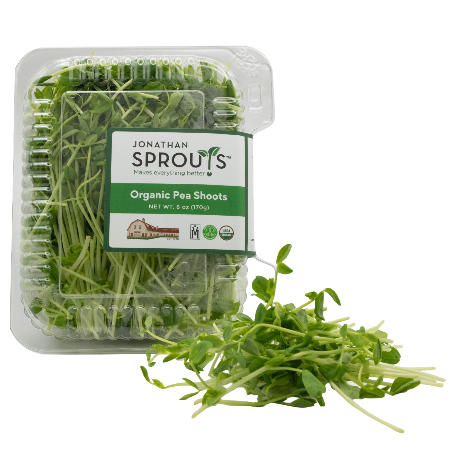 Jonathan's Sprouts Organic Pea Shoots