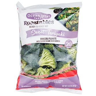 Ocean Mist Farms Roastables Ready-to-Roast Kit, Broccoli Florets Sweet Teriyaki