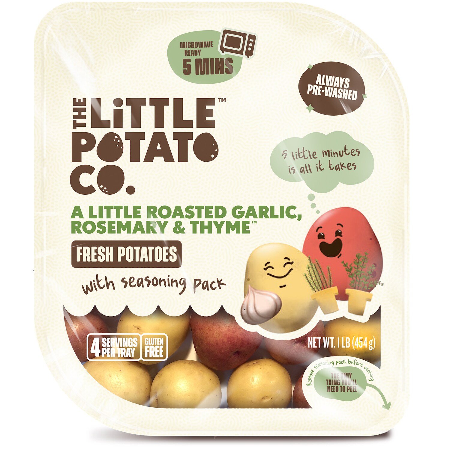 The Little Potato Company Microwave Ready Creamer Potatos, Garlic Rosemary & Thyme