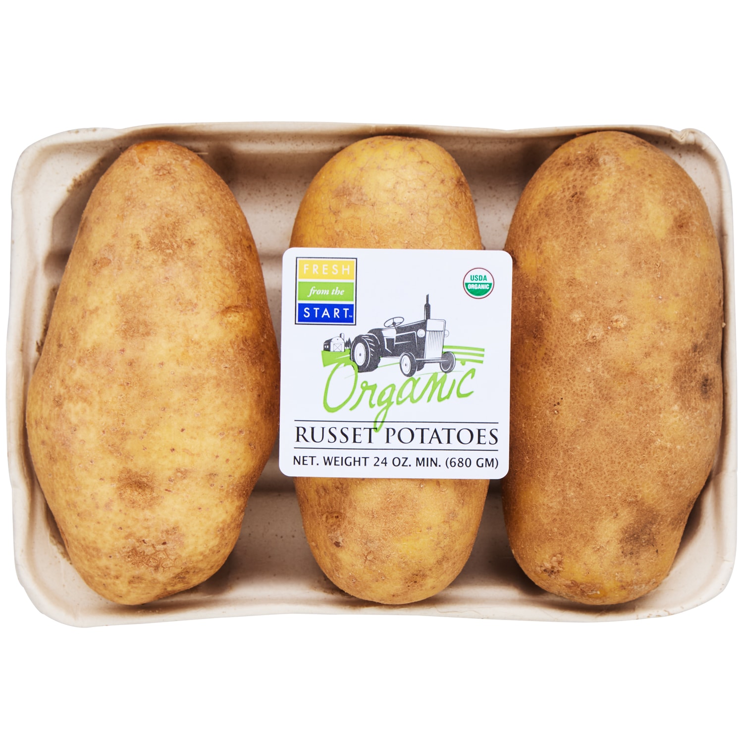 Organic Russet Potato Tray, image 1 of 2 slides