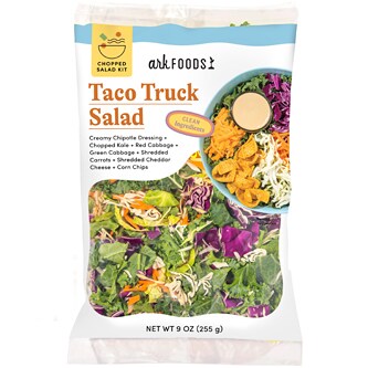 Ark Foods Chopped Salad Kit, Taco Truck Salad