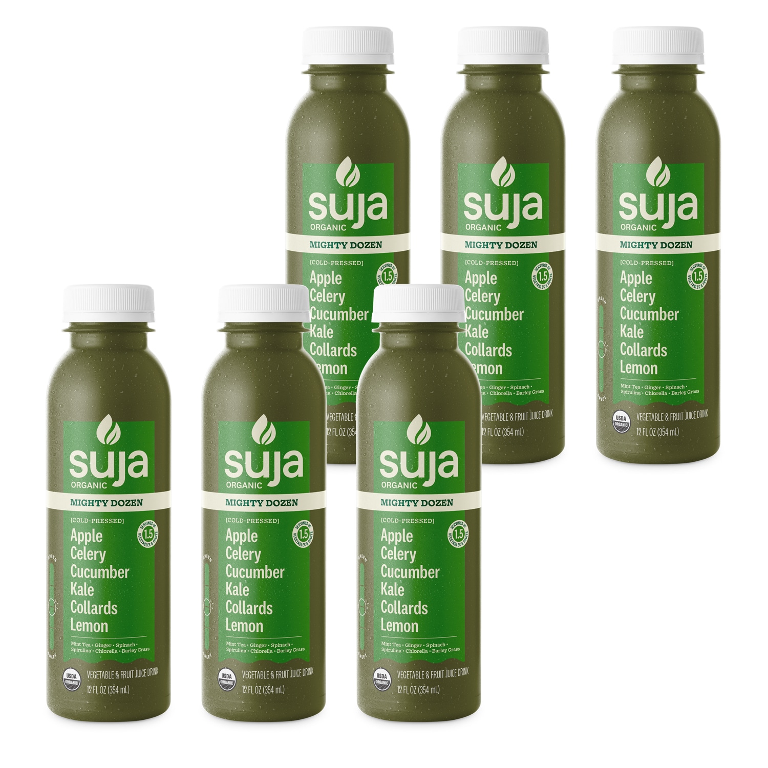 Suja Organic Cold Pressed Juice, Mighty Dozen, Plastic Bottles