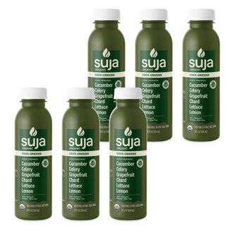 Suja Organic Cold Pressed Juice, Uber Greens, Plastic Bottles