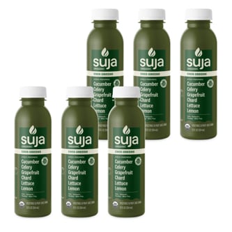 Suja Organic Cold Pressed Juice, Uber Greens, Plastic Bottles