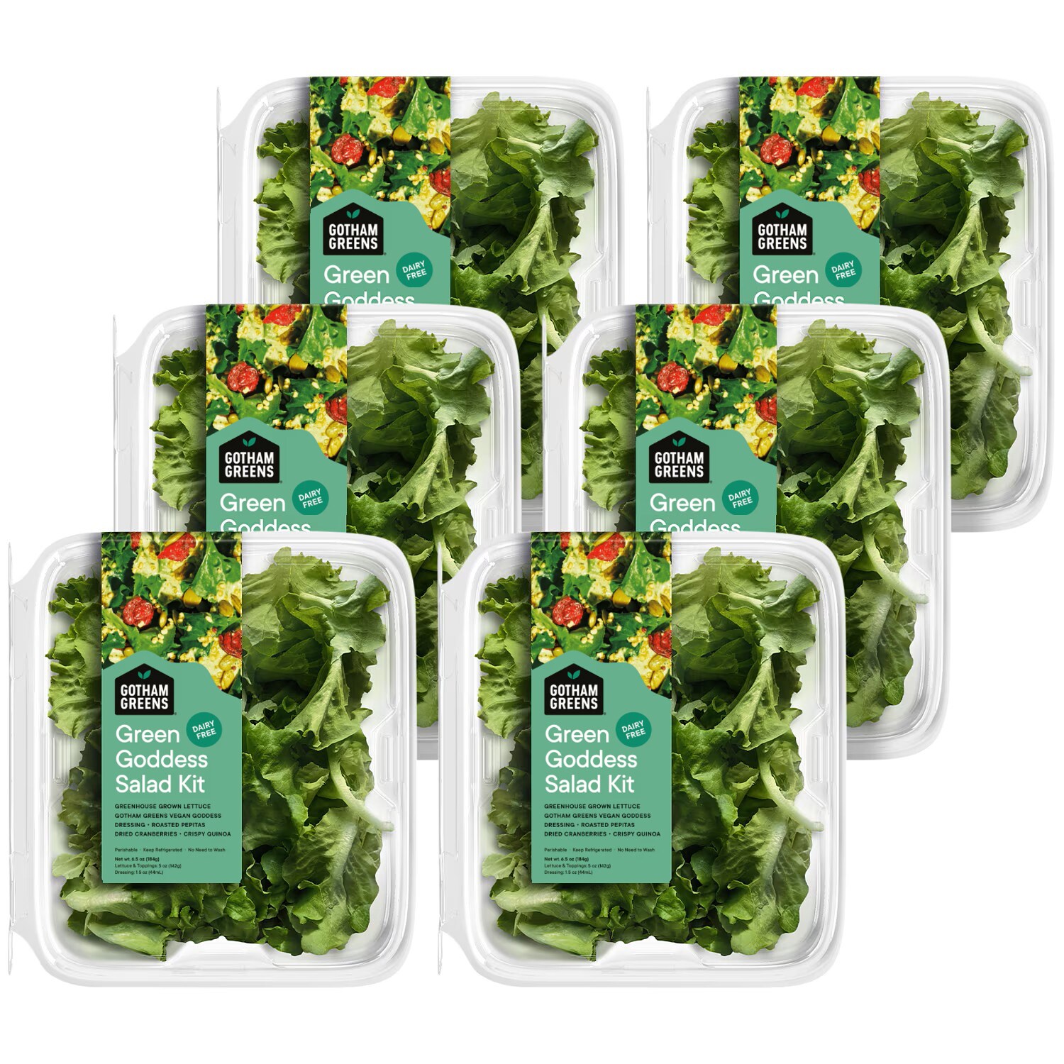 Gotham Greens Local Green Goddess Salad Kit