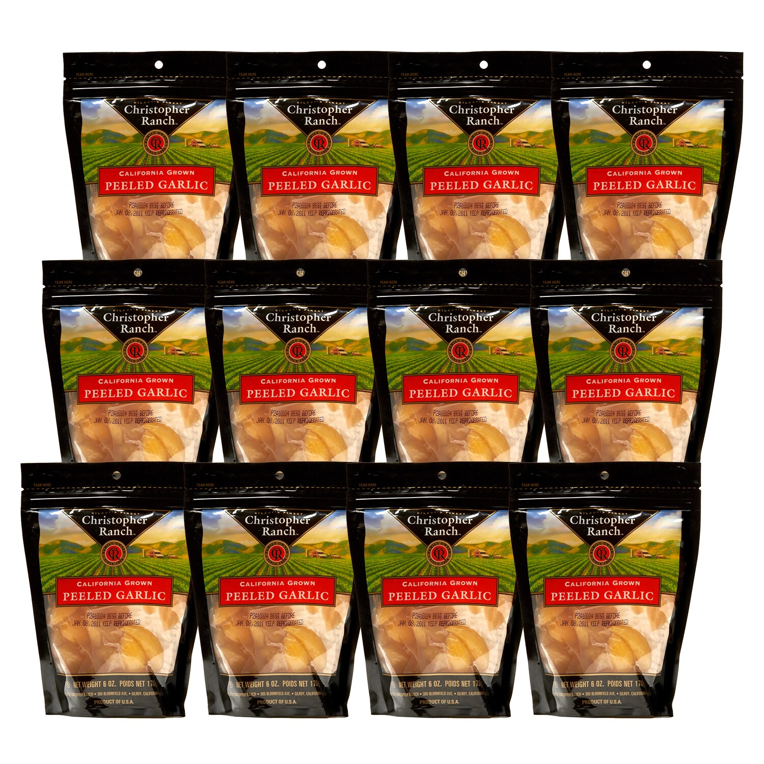 Christopher Ranch Peeled Garlic, Case