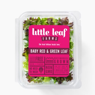 Little Leaf Farms Baby Red & Green Leaf