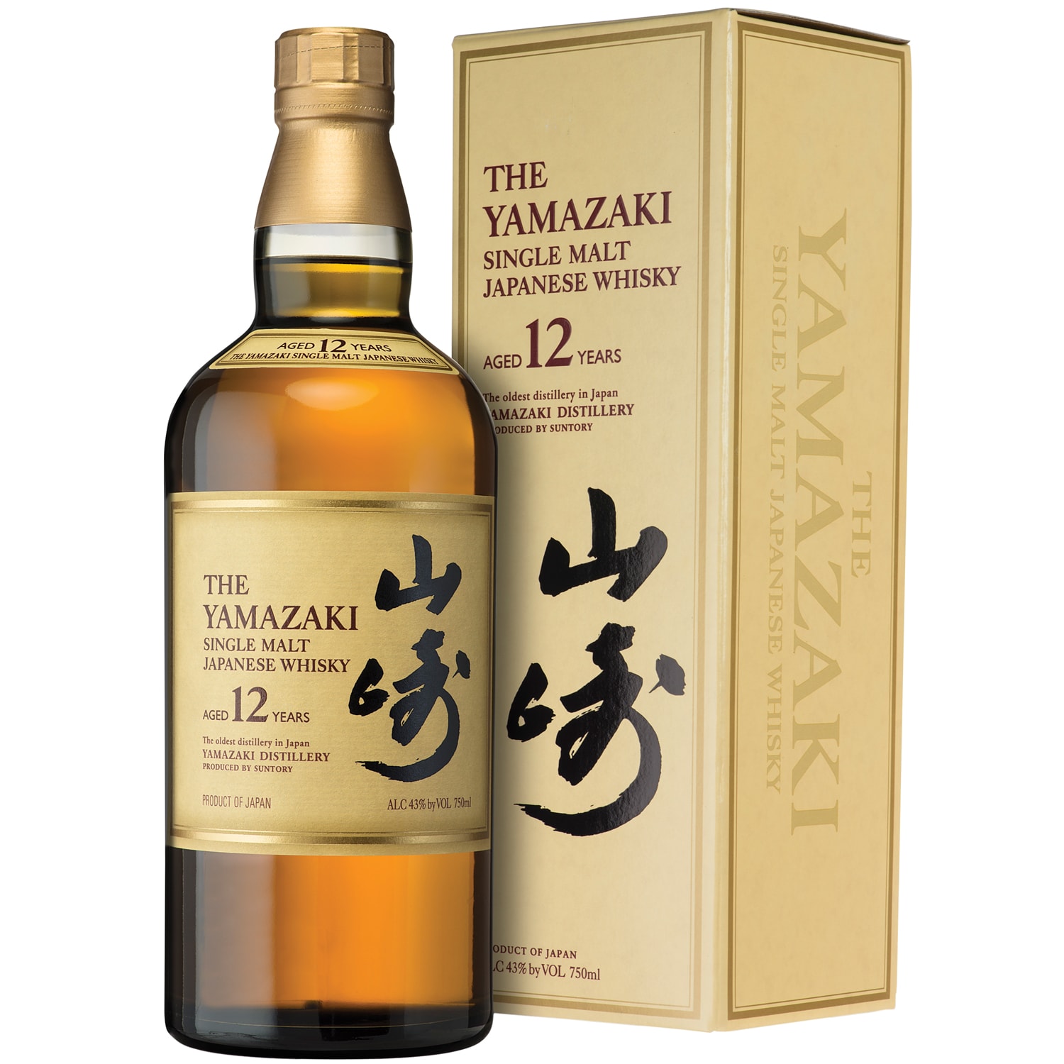 Suntory The Yamazaki 12 Year Old Single Malt Japanese Whisky