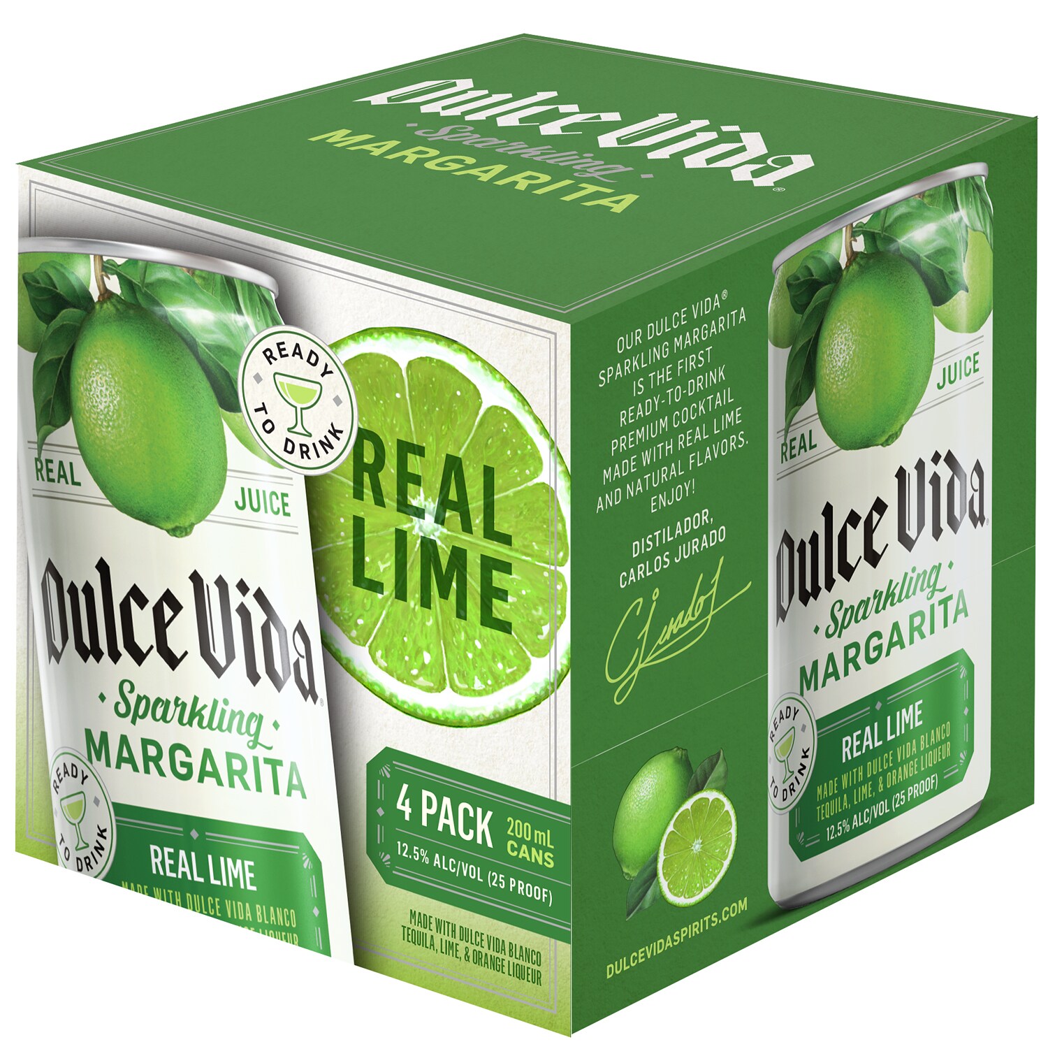 Dulce Vida Sparkling Margarita, Cans