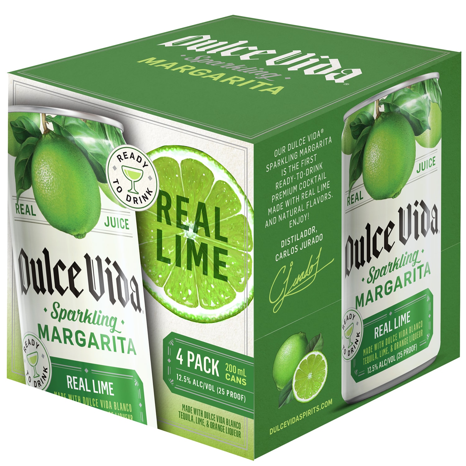 Dulce Vida Sparkling Margarita, Cans