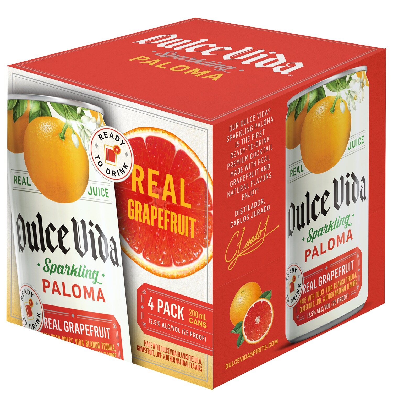 Dulce Vida Sparkling Paloma, Cans