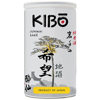 Kibo Junmai Sake, Can