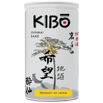 Kibo Junmai Sake, Can