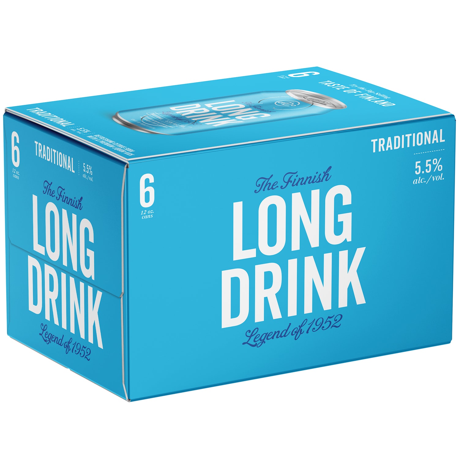 The Finnish Long Drink Traditional Cocktail, Cans