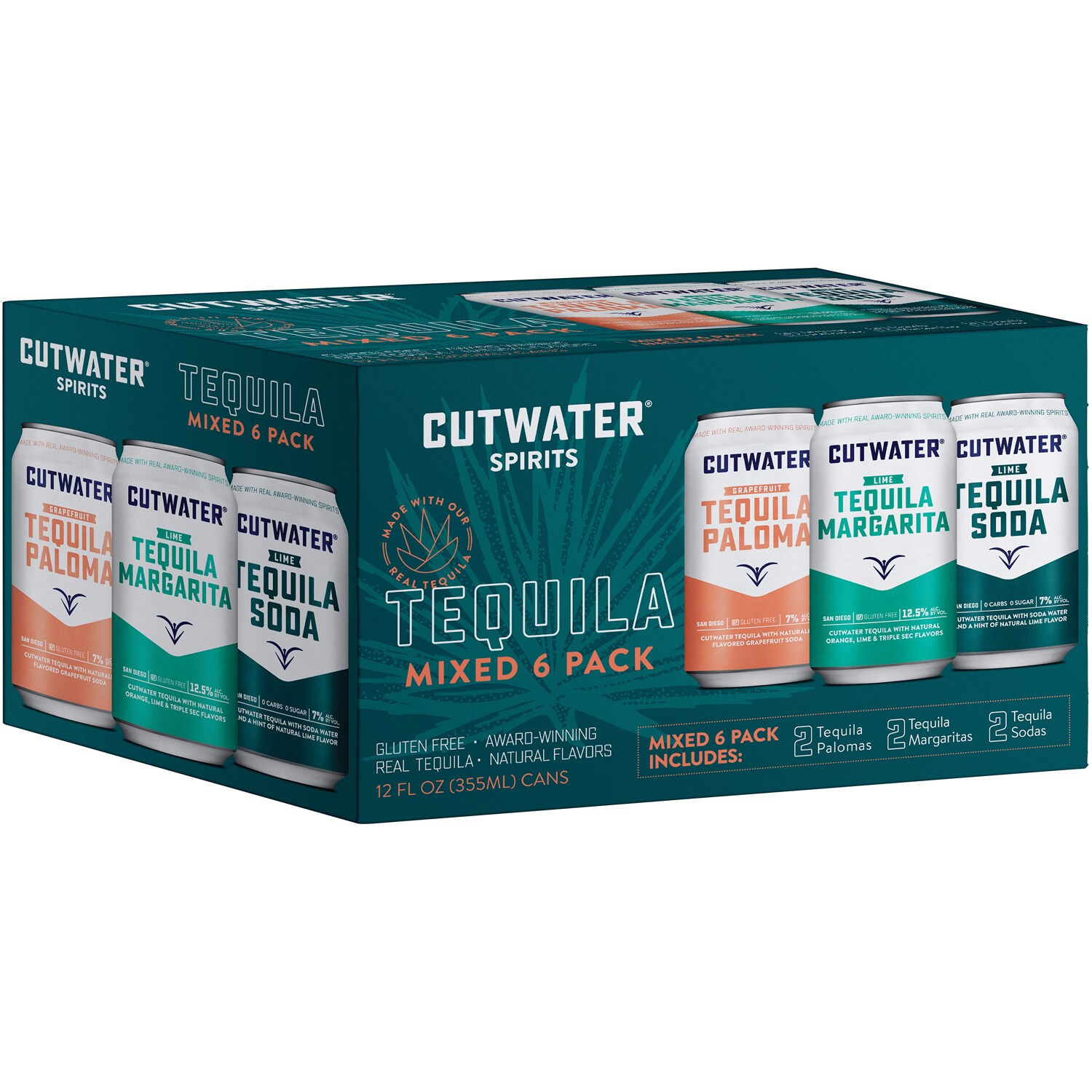 Cutwater Spirits Tequila Mixed Six Pack, Cans