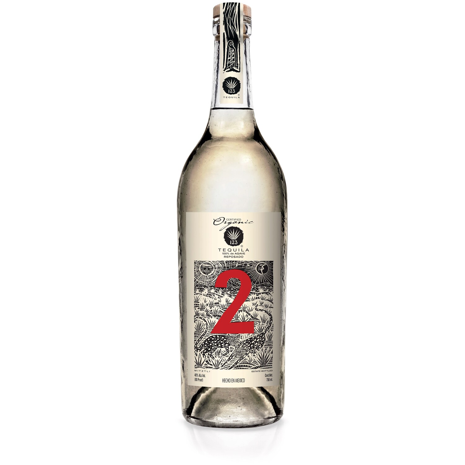 123 Organic Reposado (Dos) Tequila