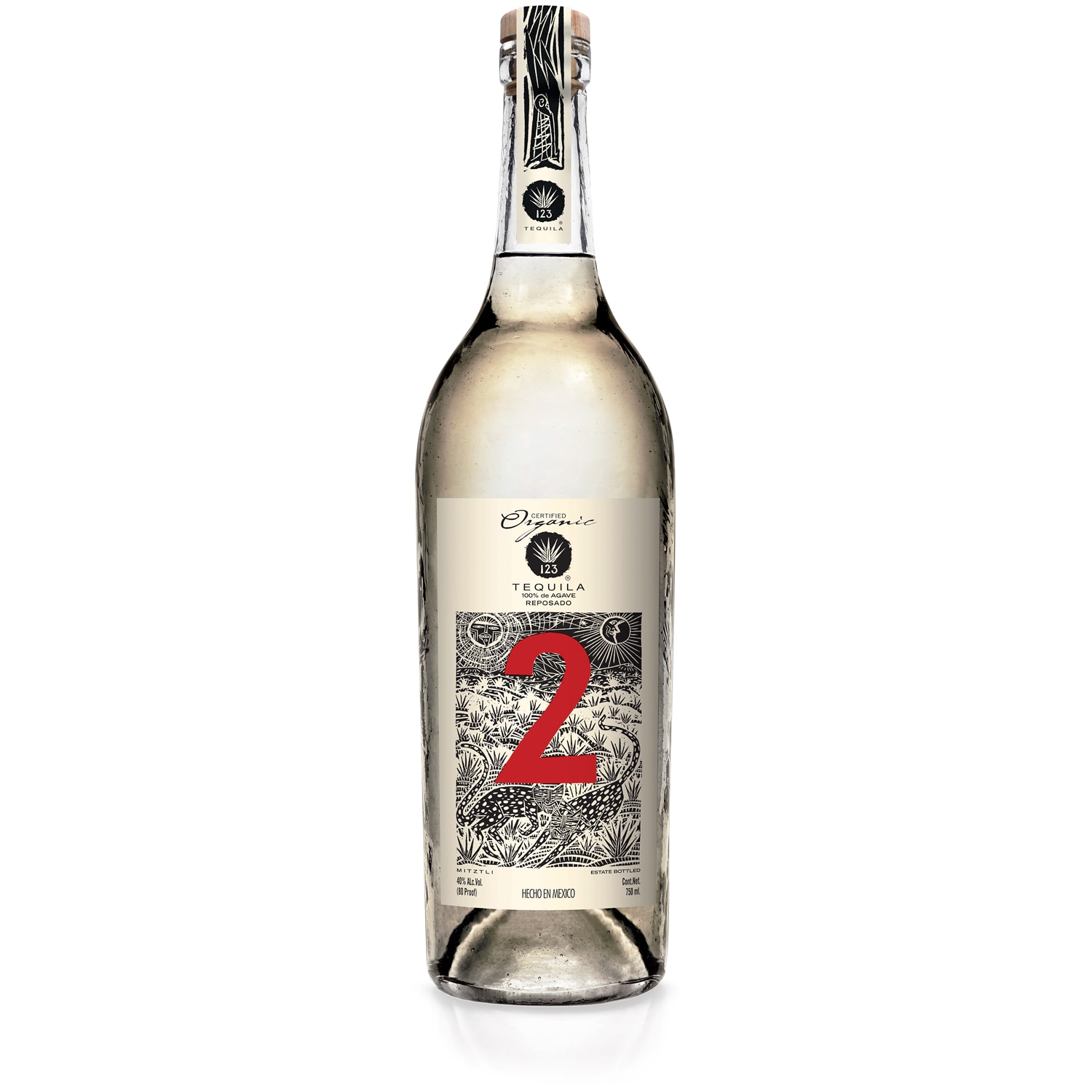 123 Organic Reposado (Dos) Tequila