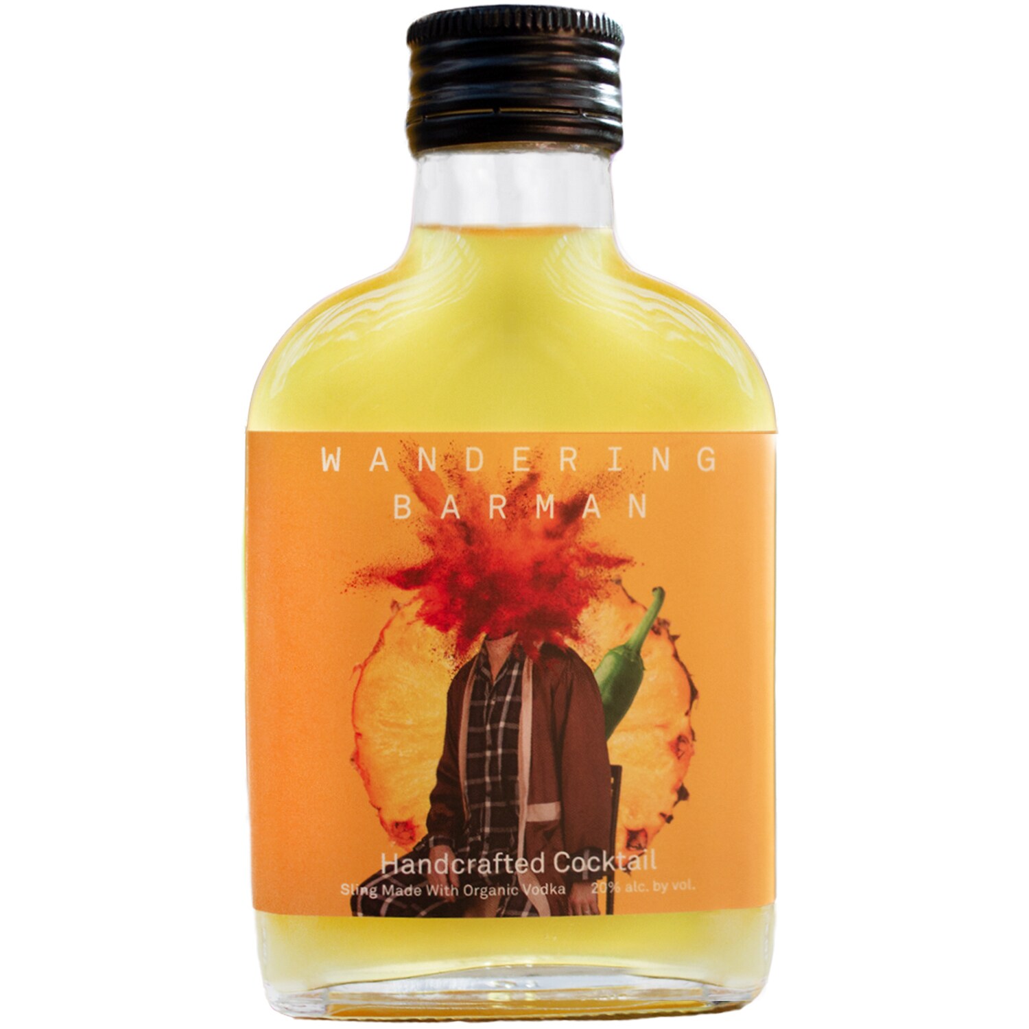 Wandering Barman FOMO Pineapple Vodka Sling, Glass Bottle