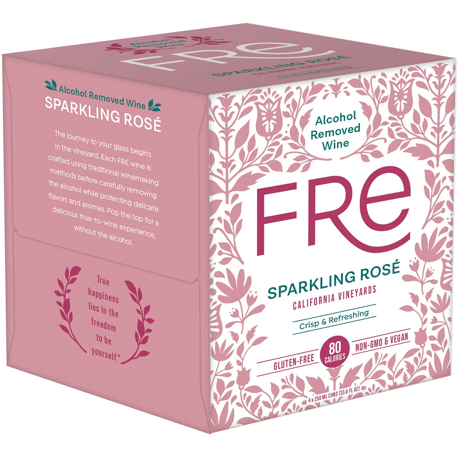 Fre Alcohol-Removed Sparkling Rosé, Cans