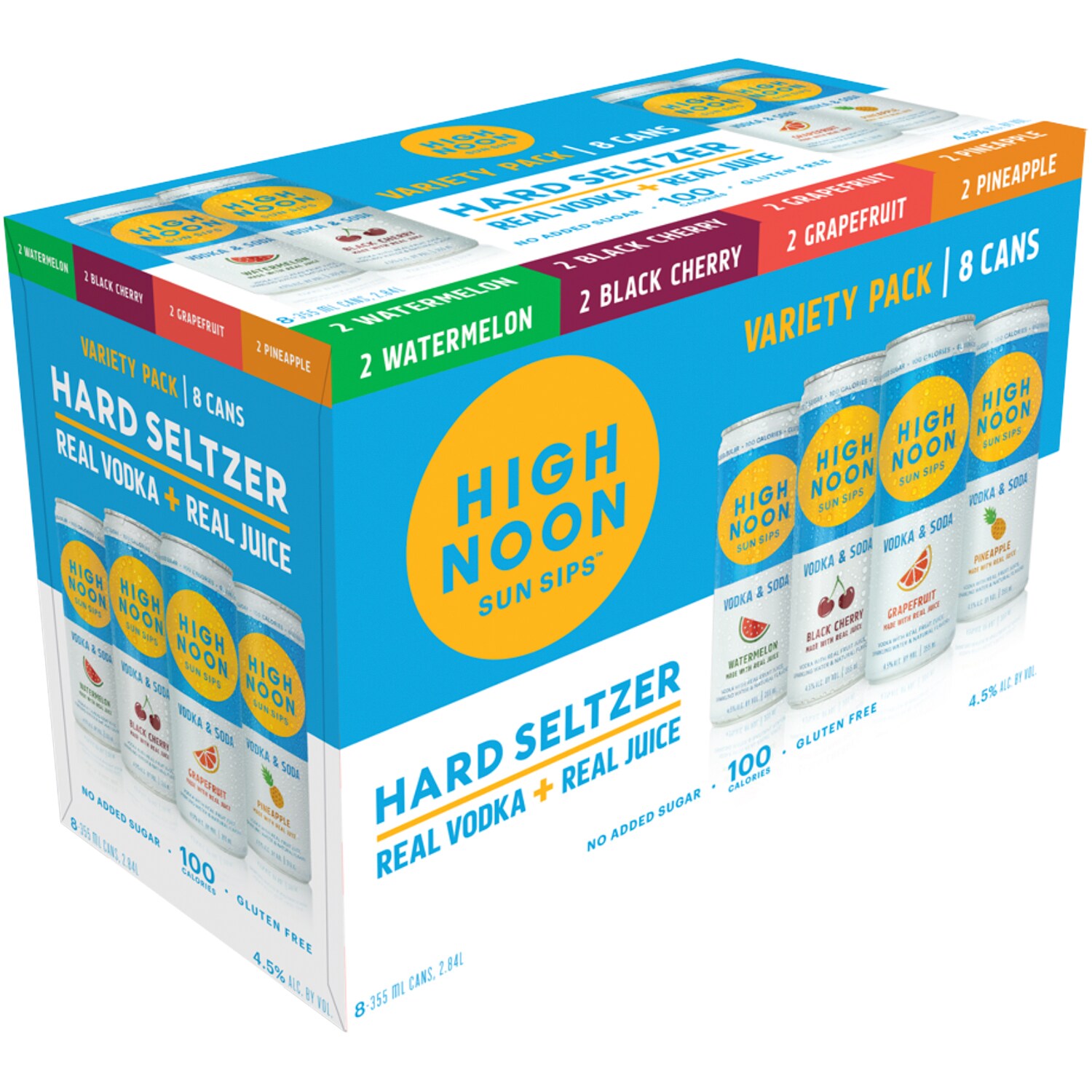 High Noon Hard Seltzer Variety Pack, Cans