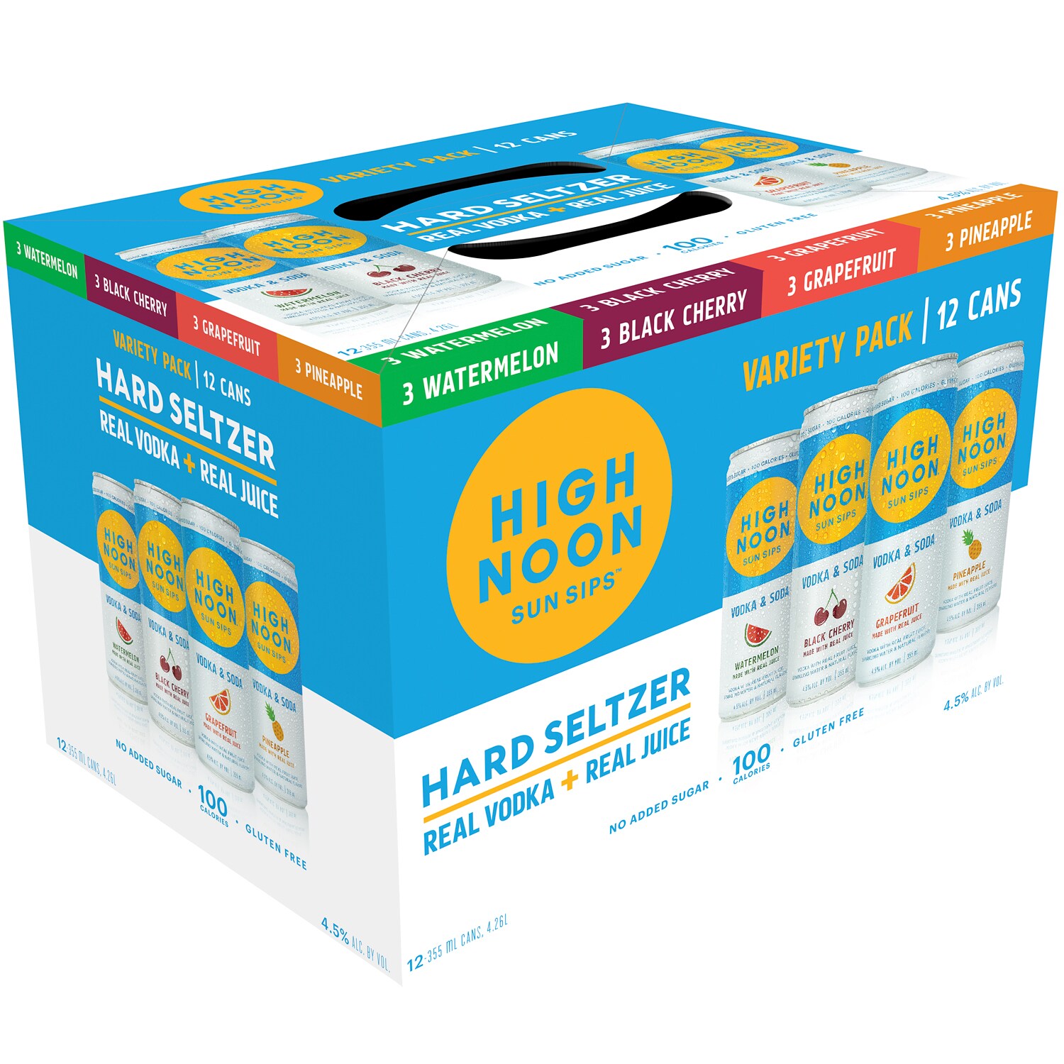 High Noon Hard Seltzer Variety Pack, Cans