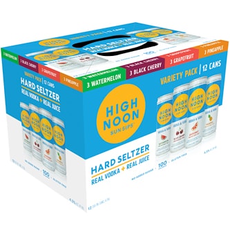 High Noon Hard Seltzer Variety Pack, Cans
