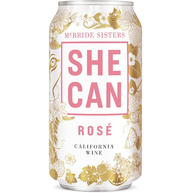 McBride Sisters SHE CAN Rosé, Can