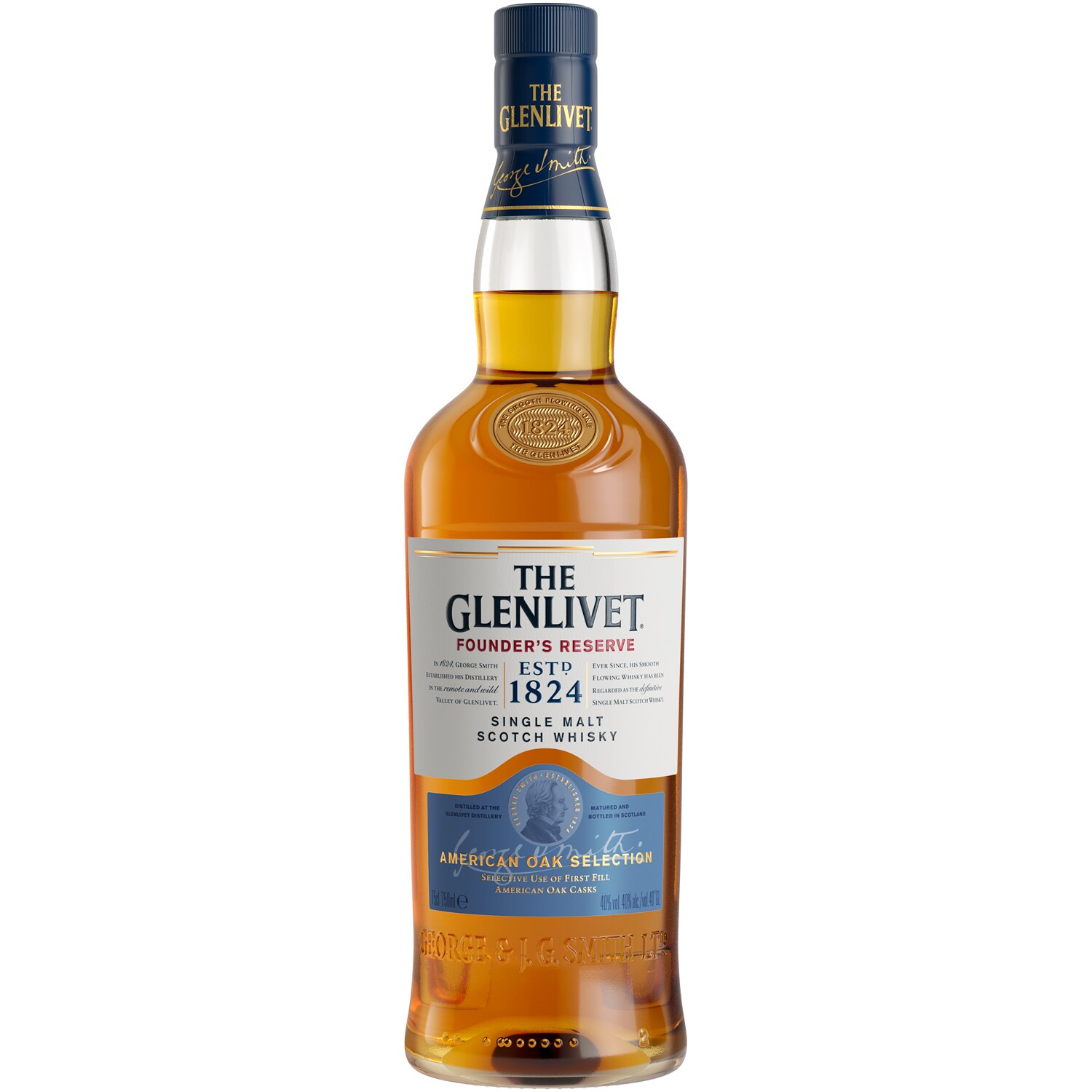 The Glenlivet Single Malt Scotch Whisky, Founder's Reserve