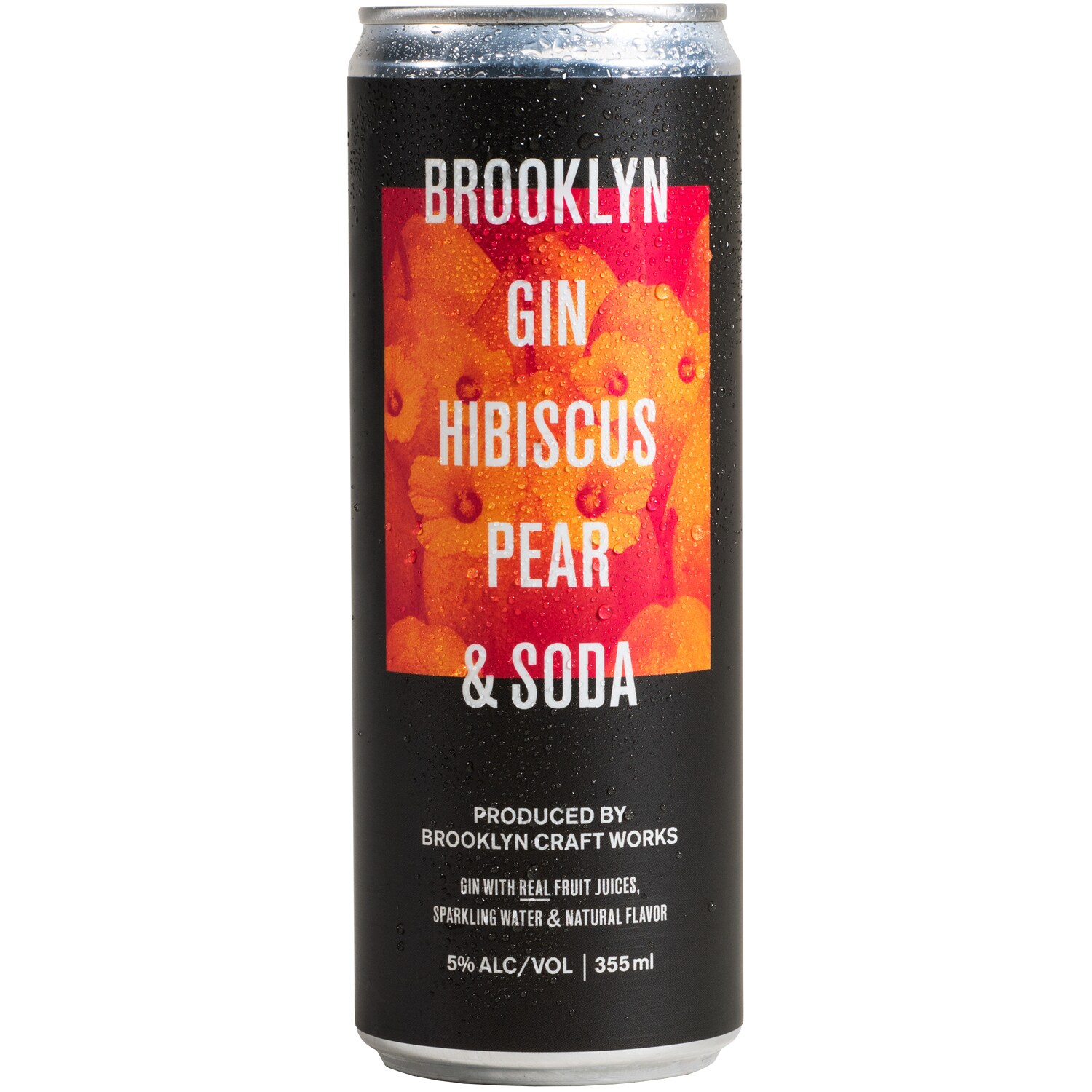 Brooklyn Gin Hibiscus Pear & Soda, Can