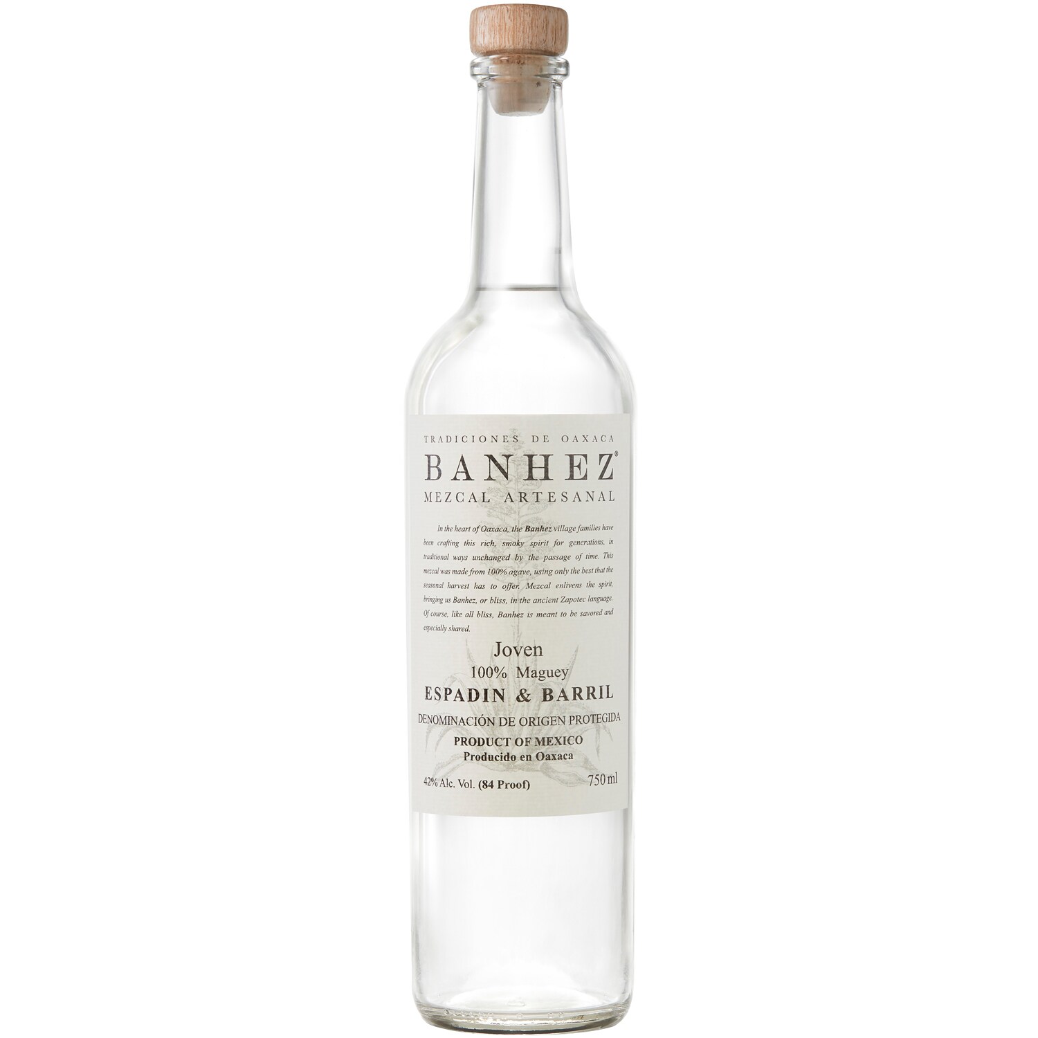 Banhez Espadin & Barril Mezcal Joven