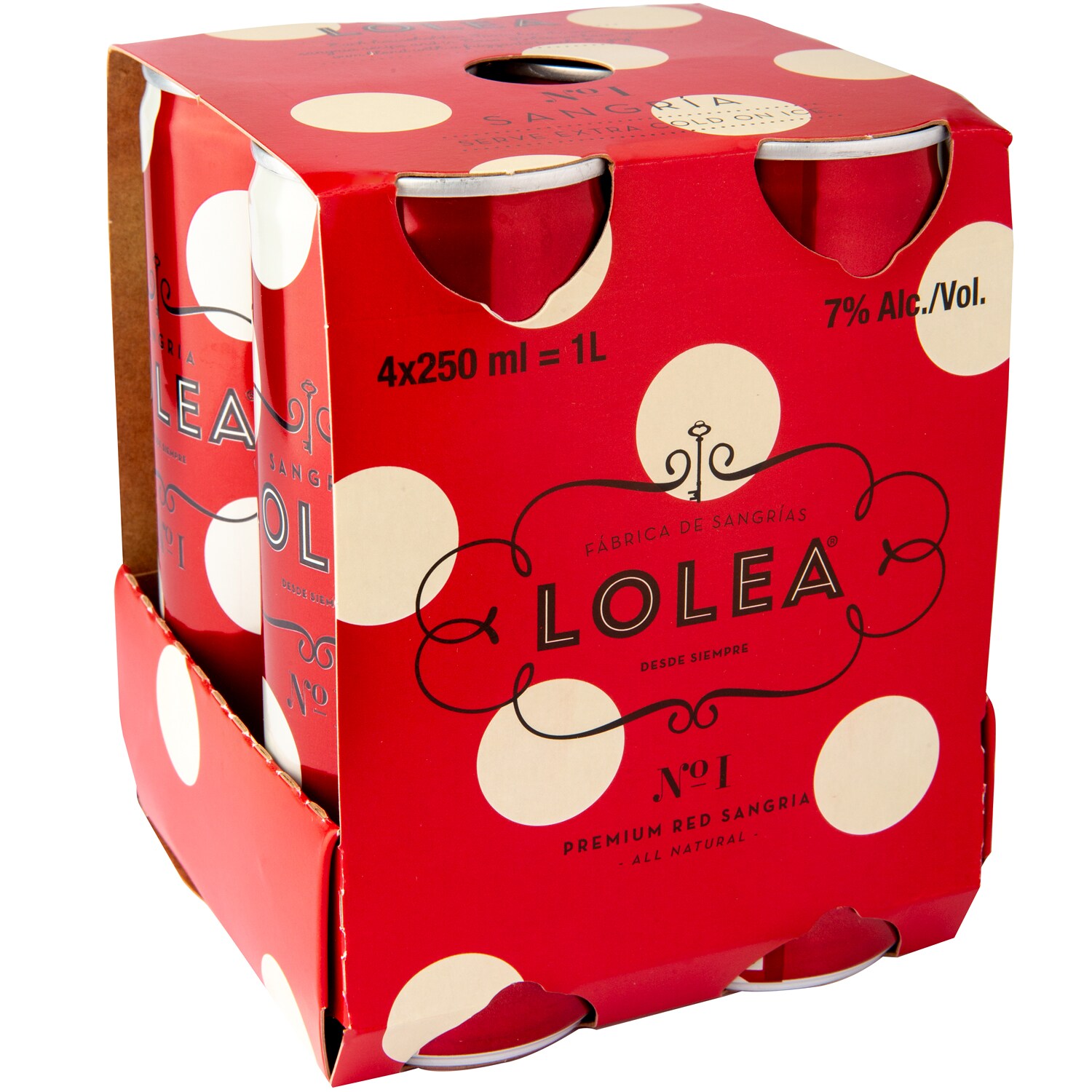 Lolea No. 1 Sparkling Red Sangria, Cans